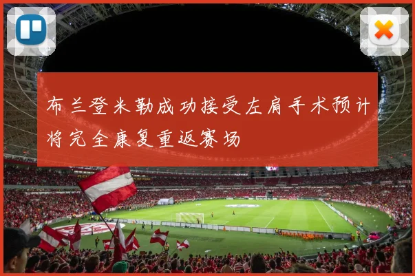 布兰登米勒成功接受左肩手术预计将完全康复重返赛场